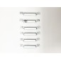 CHAPAS SUJETADORAS PLACAS DEL DISPLAY AL MARCO DEL TELEVISOR LG 42LN5200