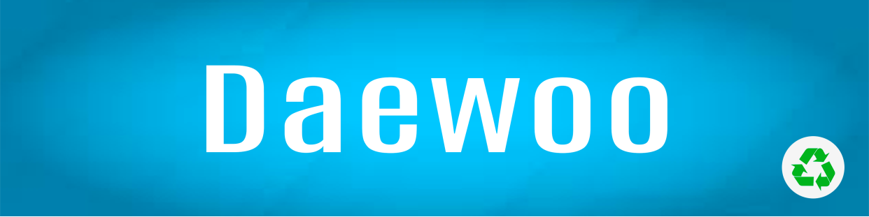 Componentes, repuestos, piezas recuperadas para Televisores (TV) de la marca Daewoo.