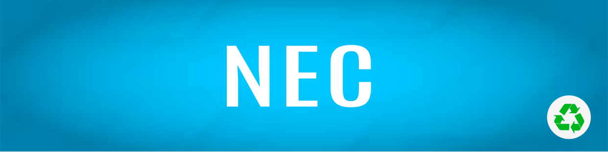 Componentes, repuestos, piezas recuperadas para Televisores (TV) de la marca Nec.
