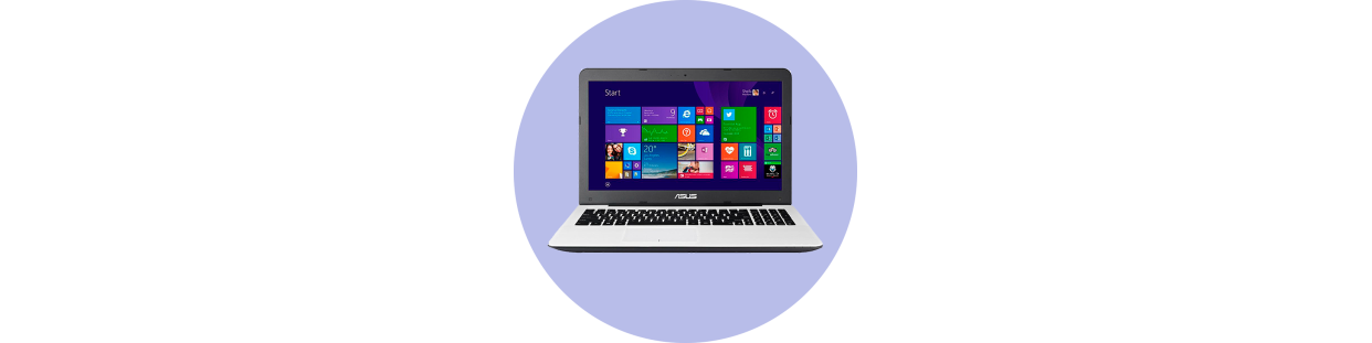 Componentes recuperados para Portátil / Laptop Asus F555Y, revisados y garantizados.