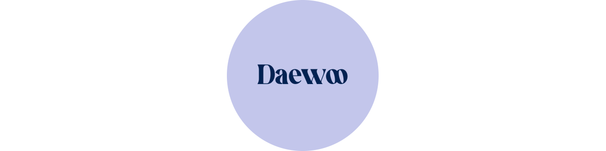 Componentes recuperados para televisores de la marca Daewoo revisados y garantizados.
