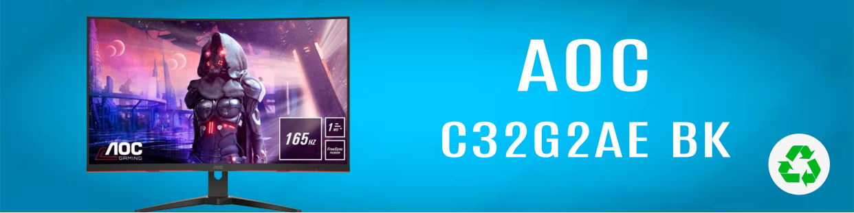Componentes, repuestos, piezas recuperadas para Monitor de Ordenador de la marca AOC, modelo C32G2AE BK.