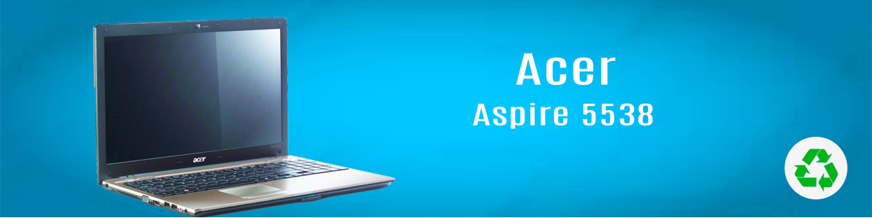 Componentes, repuestos, piezas recuperadas para Ordenador Portátil de la marca Acer, modelo Aspire 5538.
