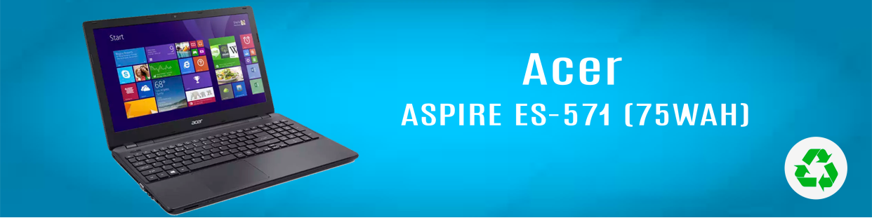 Componentes, repuestos, piezas recuperadas para Ordenador Portátil de la marca Acer, modelo Aspire ES-571 (75WAH).