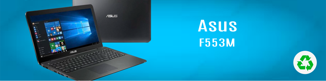 Componentes, repuestos, piezas recuperadas para Ordenador Portátil de la marca Asus, modelo F553M.
