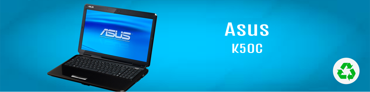 Componentes, repuestos, piezas recuperadas para Ordenador Portátil de la marca Asus, modelo K50C.