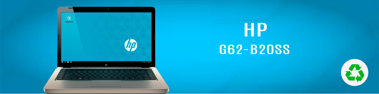 Componentes, repuestos, piezas recuperadas para Ordenador Portátil de la marca HP, modelo G62-B20SS.