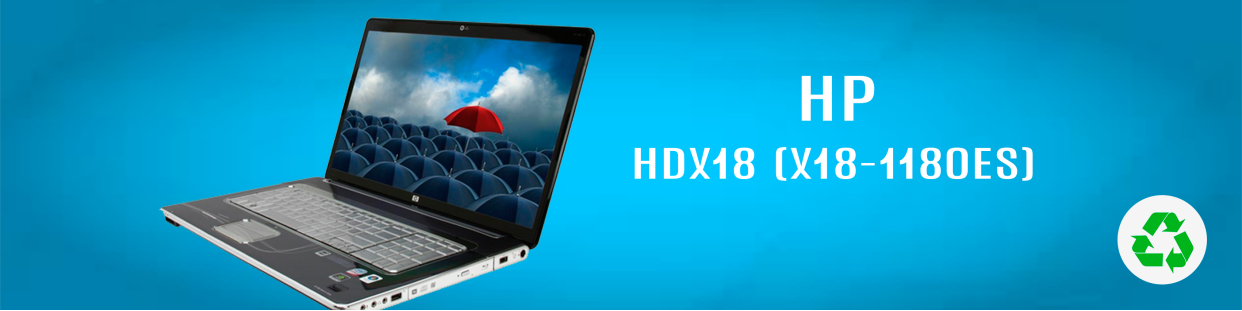 Componentes, repuestos, piezas recuperadas para Ordenador Portátil de la marca HP, modelo HDX18 (X18-1180ES).