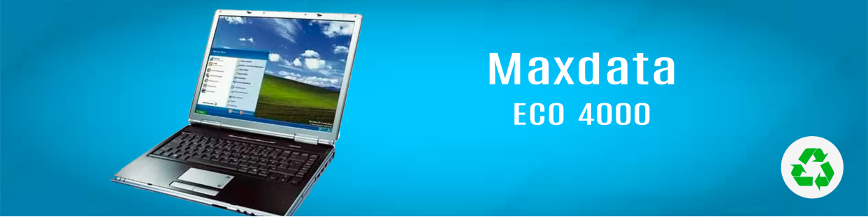Componentes, repuestos, piezas recuperadas para Ordenador Portátil de la marca Maxdata, modelo ECO 4000.