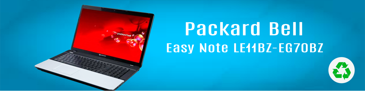 Componentes, repuestos, piezas recuperadas para Ordenador Portátil de la marca Packard Bell, modelo Easy Note LE11BZ-EG70BZ.