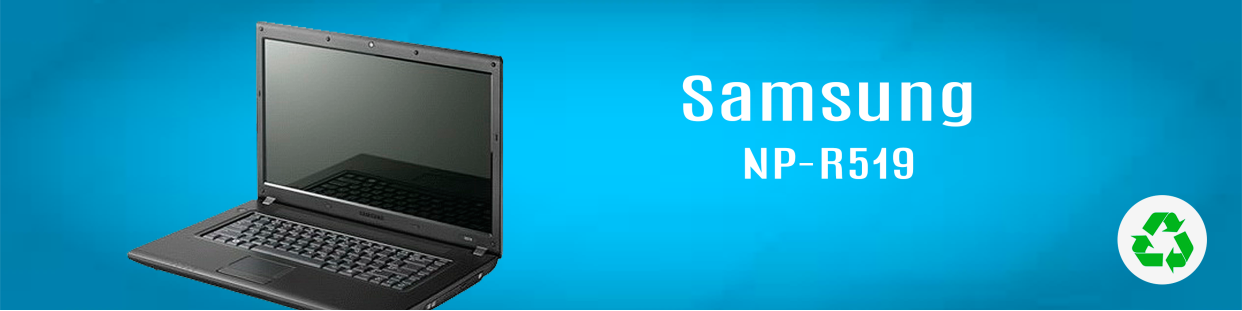 Componentes, repuestos, piezas recuperadas para Ordenador Portátil de la marca Samsung, modelo NP-R519.