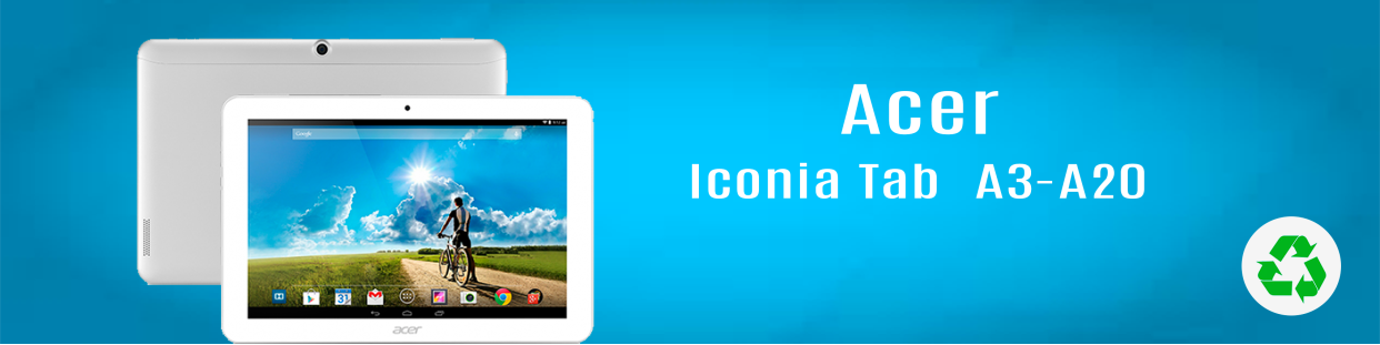 Componentes, repuestos, piezas recuperadas para Tablet de la marca Acer, modelo Iconia A3-A20.