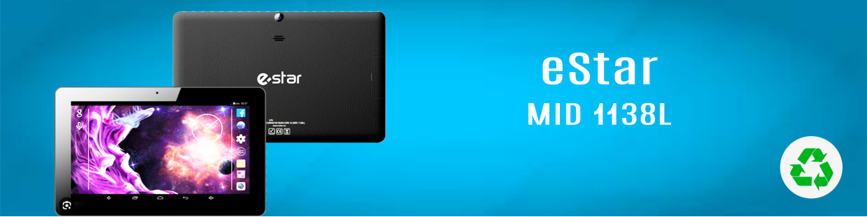 Componentes, repuestos, piezas recuperadas para Tablet de la marca eStar, modelo MID 1138L.
