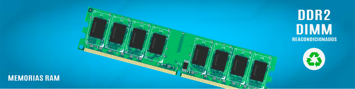 Memorias RAM DDR2 DIMM Reacondicionadas