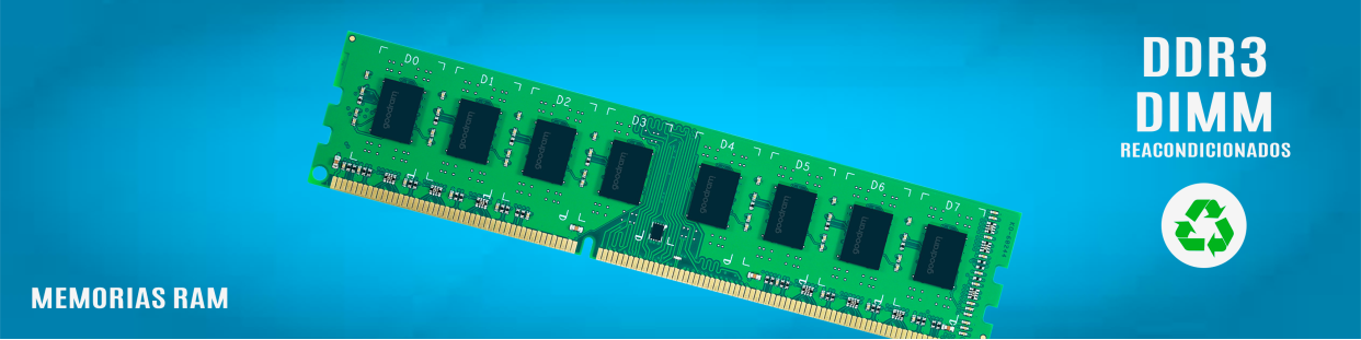 Memorias RAM DDR3 DIMM Reacondicionadas