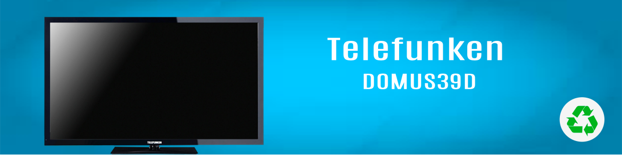 Componentes, repuestos, piezas recuperadas para Televisores (TV) de la marca Telefunken, modelo DOMUS39D