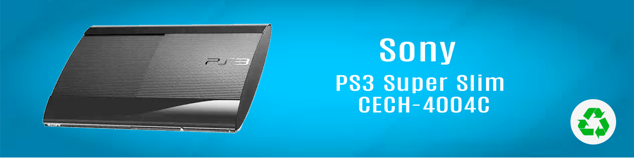 Componentes, repuestos, piezas recuperadas para Videoconsolas de la marca Sony, modelo PS3 Super Slim - CECH-4004C.