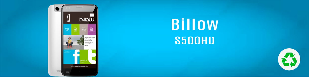 Componentes, repuestos, piezas recuperadas para Teléfonos Móviles de la marca Billow, modelo S500HD.