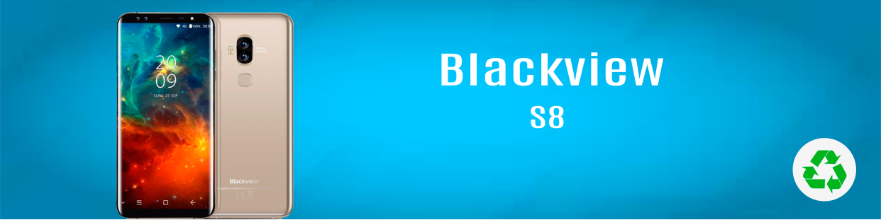 Componentes, repuestos, piezas recuperadas para Teléfonos Móviles de la marca Blackview, modelo S8.