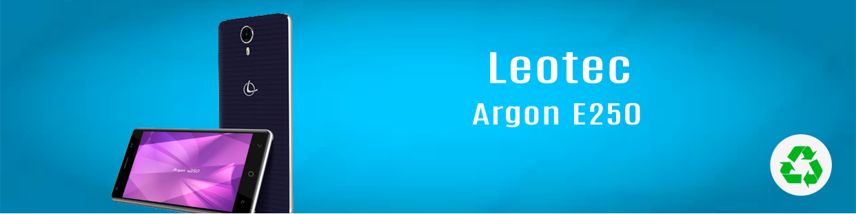 Componentes, repuestos, piezas recuperadas para Teléfonos Móviles de la marca Leotec, modelo Argon E250.