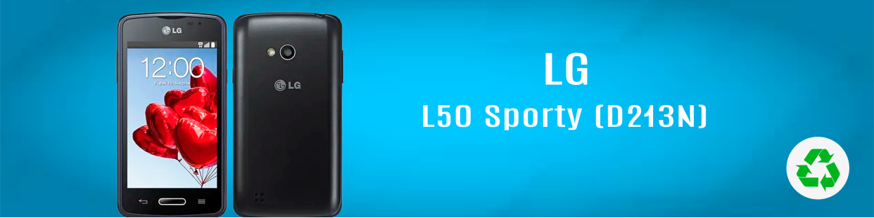 Componentes, repuestos, piezas recuperadas para Teléfonos Móviles de la marca LG, modelo L50 Sporty (D213N).