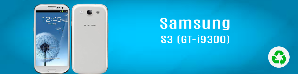 Componentes, repuestos, piezas recuperadas para Teléfonos Móviles de la marca Samsung, modelo S3 (GT-I9300).