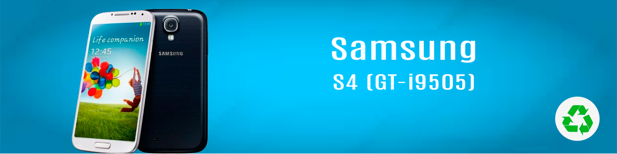 Componentes, repuestos, piezas recuperadas para Teléfonos Móviles de la marca Samsung, modelo S4 (GT-I9505).