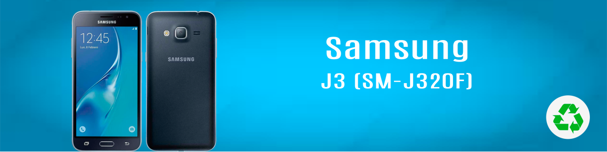 Componentes, repuestos, piezas recuperadas para Teléfonos Móviles de la marca Samsung, modelo J3 (SM-J320F).