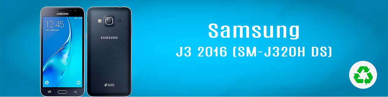 Componentes, repuestos, piezas recuperadas para Teléfonos Móviles de la marca Samsung, modelo J3 2016 (SM-J320H DS).
