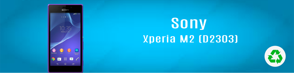 Componentes, repuestos, piezas recuperadas para Teléfonos Móviles de la marca Sony, modelo Xperia M2 (D2303).