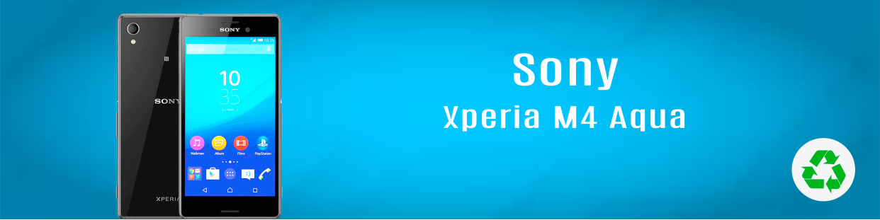 Componentes, repuestos, piezas recuperadas para Teléfonos Móviles de la marca Sony, modelo Xperia M4 Aqua.