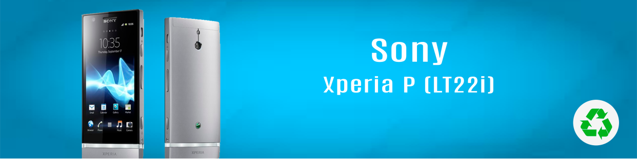 Componentes, repuestos, piezas recuperadas para Teléfonos Móviles de la marca Sony, modelo Xperia P (LT22i).