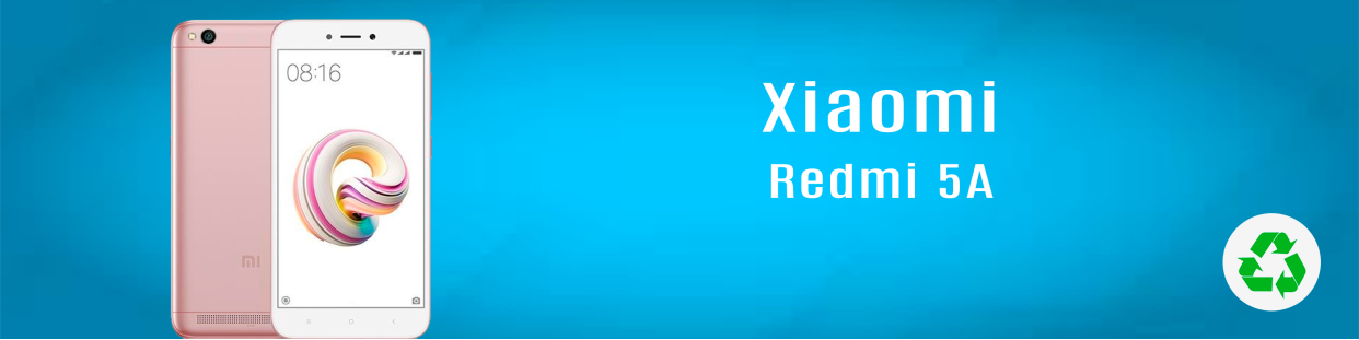 Componentes, repuestos, piezas recuperadas para Teléfonos Móviles de la marca Xiaomi, modelo Redmi 5A.
