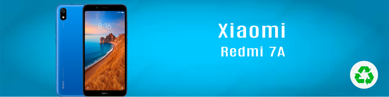 Componentes, repuestos, piezas recuperadas para Teléfonos Móviles de la marca Xiaomi, modelo Redmi 7A.