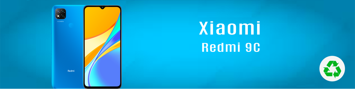 Componentes, repuestos, piezas recuperadas para Teléfonos Móviles de la marca Xiaomi, modelo Redmi 9C.