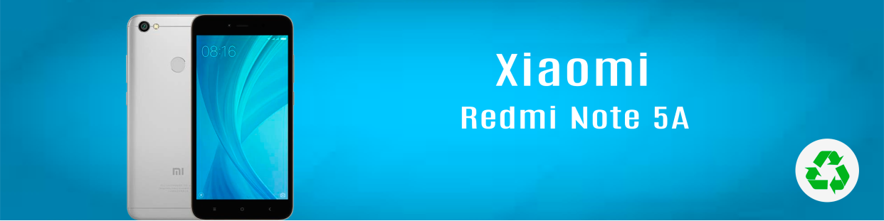Componentes, repuestos, piezas recuperadas para Teléfonos Móviles de la marca Xiaomi, modelo Redmi Note 5A.