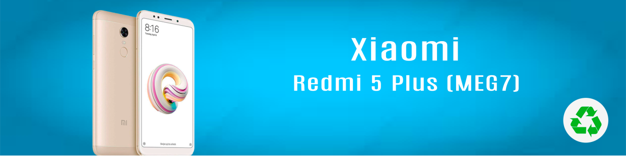 Componentes, repuestos, piezas recuperadas para Teléfonos Móviles de la marca Xiaomi, modelo Redmi 5 Plus (MEG7).