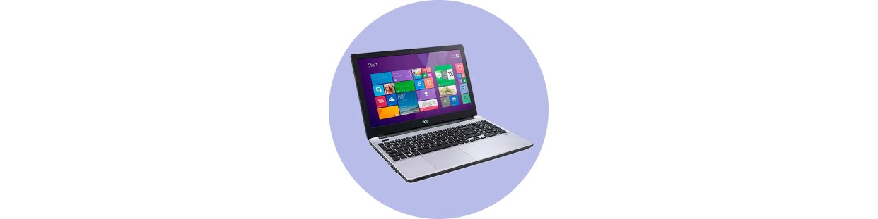 Componentes recuperados para Portátil / Laptop Acer Aspire V15-V3-572G, revisados y garantizados.